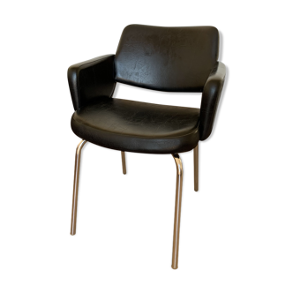 Vintage black armchair