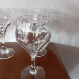 6 Nachtmann crystal wine glasses