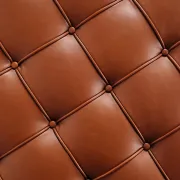 Meridian Barcelona in leather by Mies van der Rohe, Knoll International