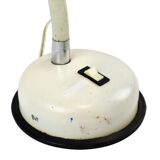 Vintage desk lamp white industrial flexible metal lamp 43cm