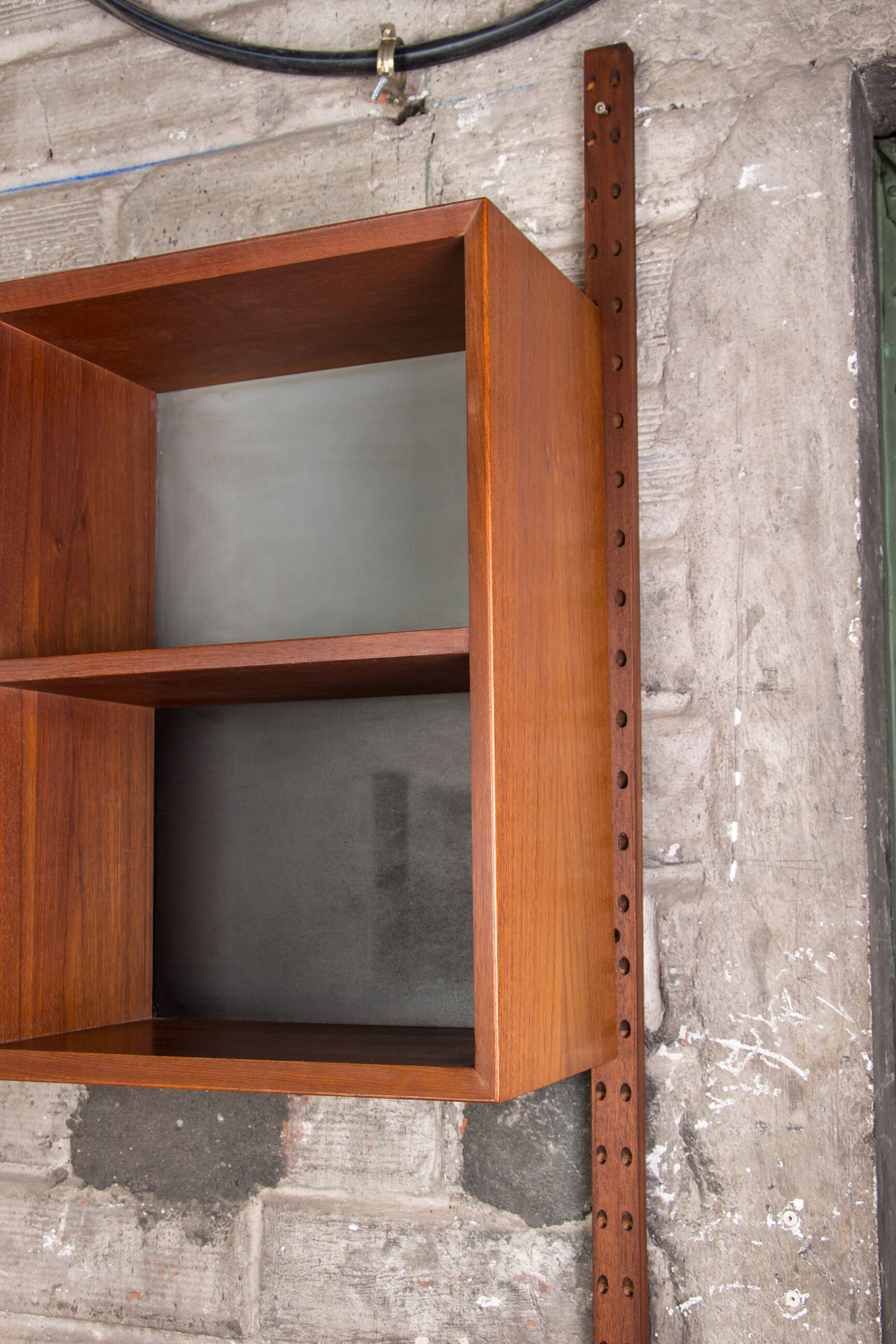 Danish modular teak shelf by Poul Cadovius 1960