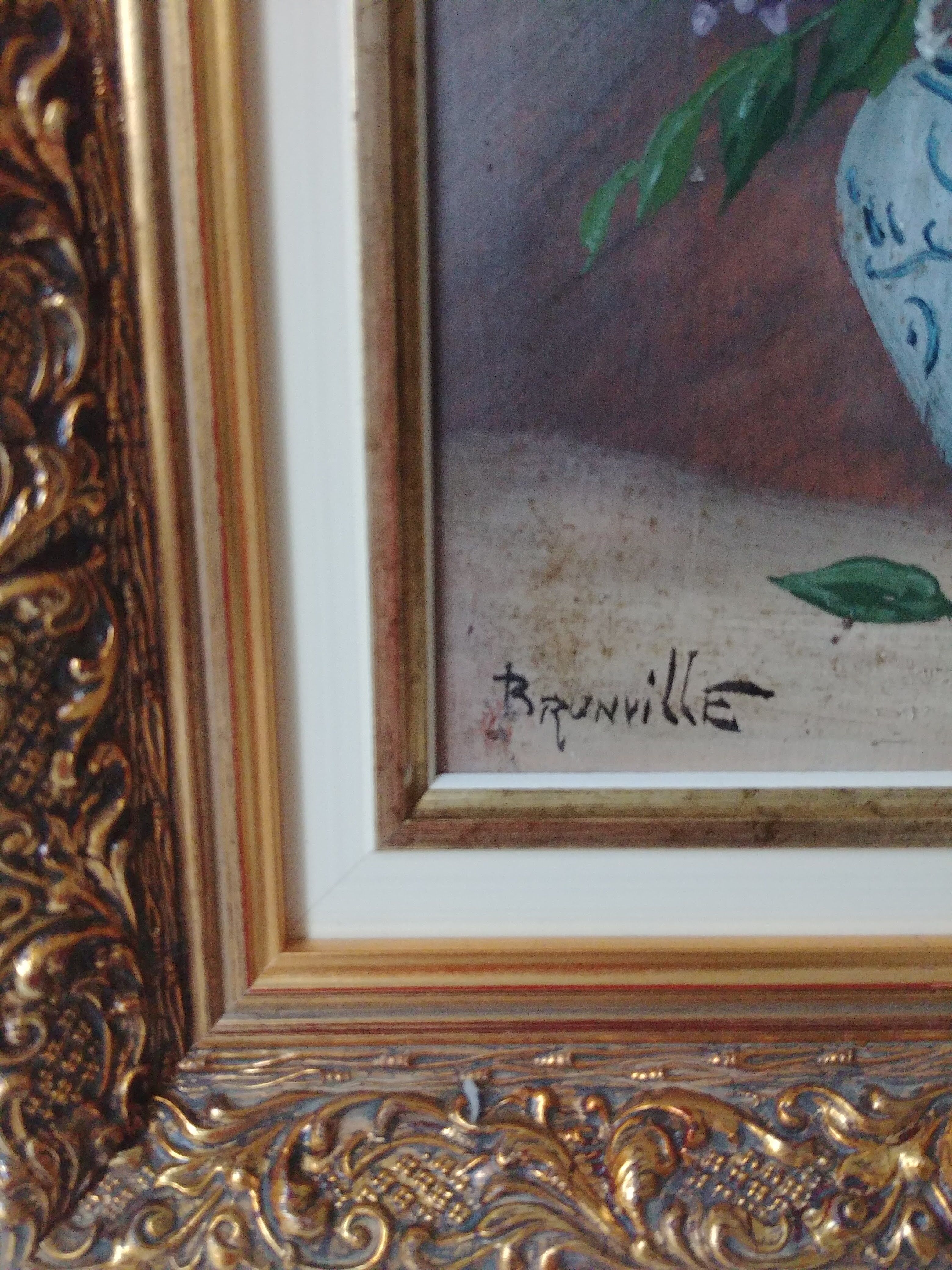 Painting bouquet of flowers