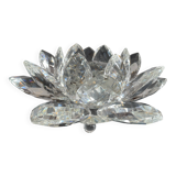 Crystal Flower Paperweight Sculpture