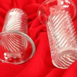 Set of 2 glass containers