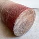 Vintage handmade cylindrical ceramic vase