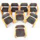 Set de 6 chaises Rud Thygesen et Johnny Sorensen