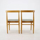 1960s Set of Four Minimalist Dining Chairs, Czechoslovakia