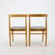 1960s Set of Four Minimalist Dining Chairs, Czechoslovakia