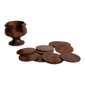 Dessous de verre en loupe