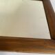 Old mirror, police hat wood