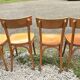 Set of four vintage bistro chairs