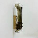 Mid-century glass wall lamp sconce J.T. Kalmar, 1970s, Germany