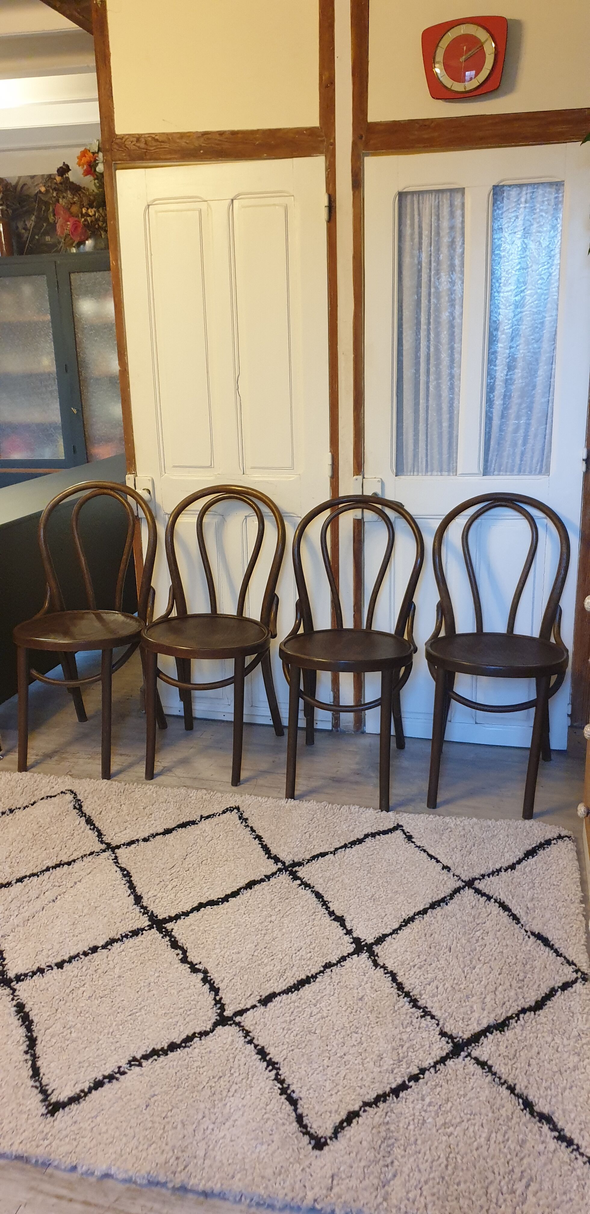 Four bistro chairs