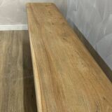 2m20 solid walnut benches, stripped and varnished