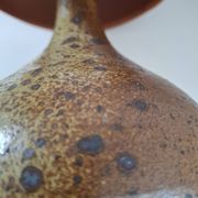 Vintage pyrite stone lamp