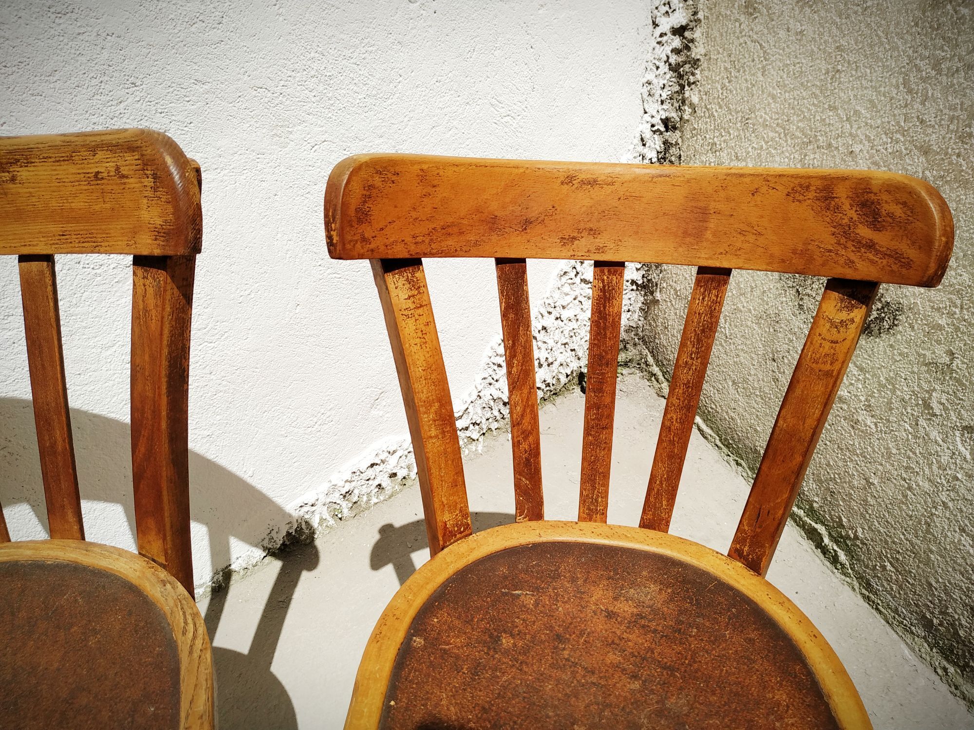 Series of six bistro chairs