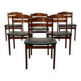 6 Scandinavian chairs from the 1960s