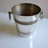 Seau à glace ou à champagne en métal argenté poinçon d'orfèvre