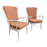 Pair of Baumann Eventail Armchairs - 1980s