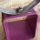 Lampe violette vintage des années 70