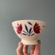 Set of 5 vintage badonviller earthenware bowls