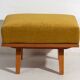 Ensemble de deux fauteuils et pouf – Mid-century Modern (vers 1950). Ensemble de trois pièces