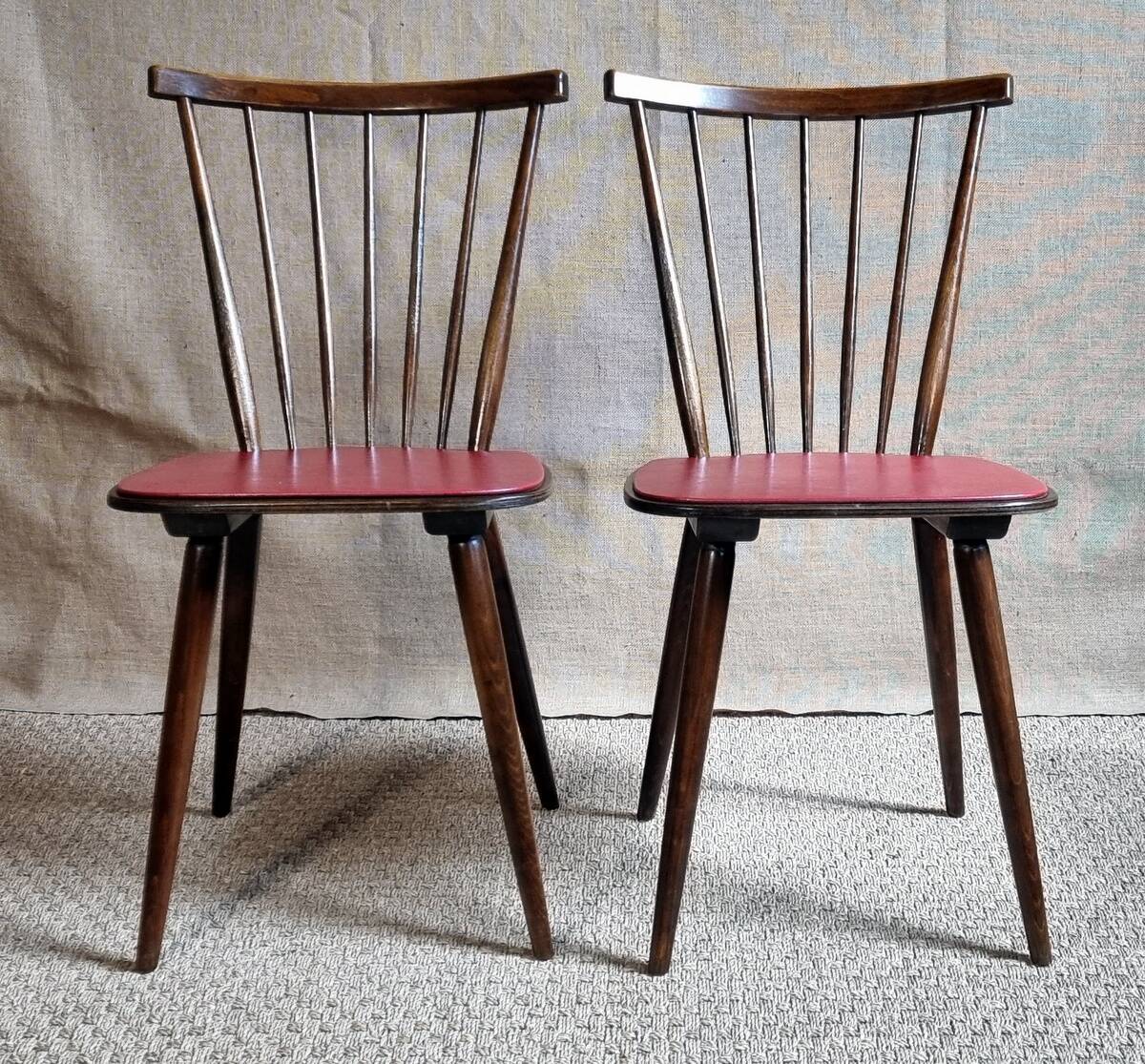 Pair of Scandinavian bistro chairs from the 60s