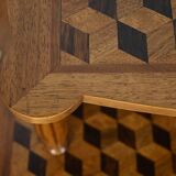 Table de Service en Marqueterie de Noyer et Palissandre – 1940