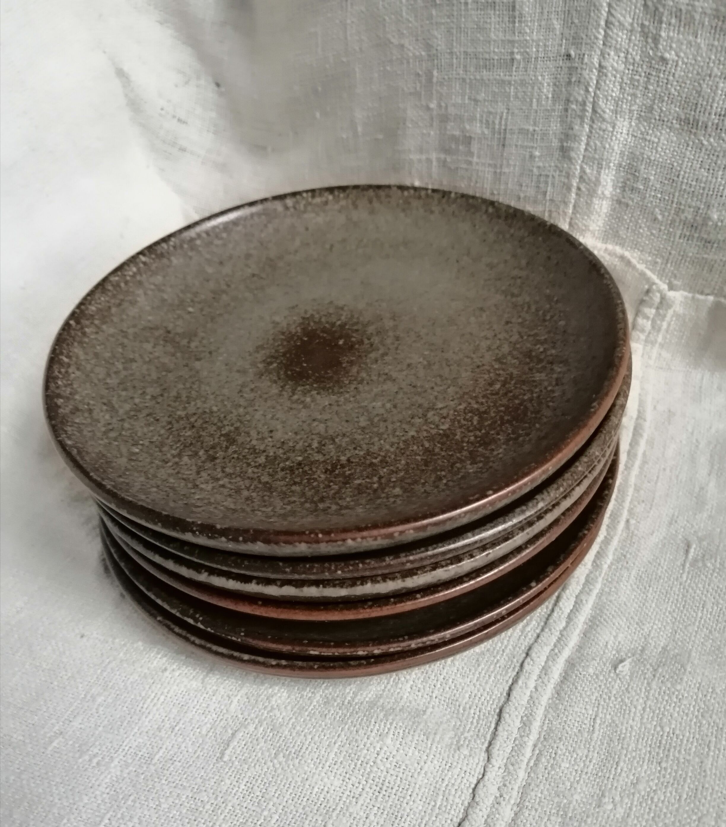 Enamelled sandstone plates Fontgombault Abbey