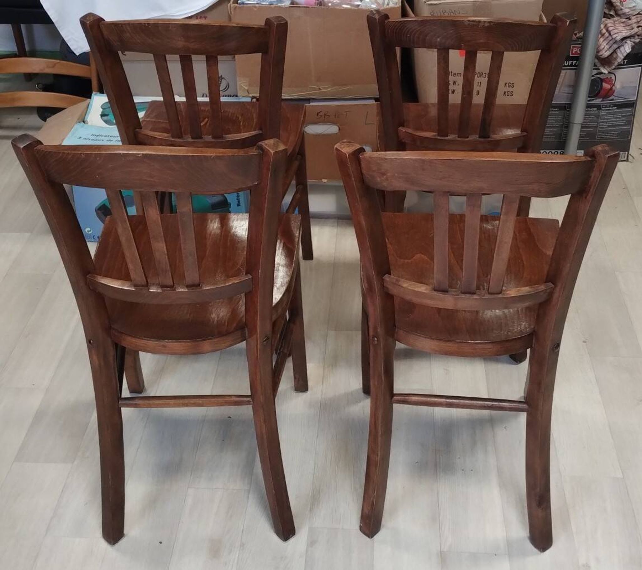 Set of 4 bistro chairs