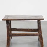 Unique Antique Spanish Side Table / Stool from the 16th Century