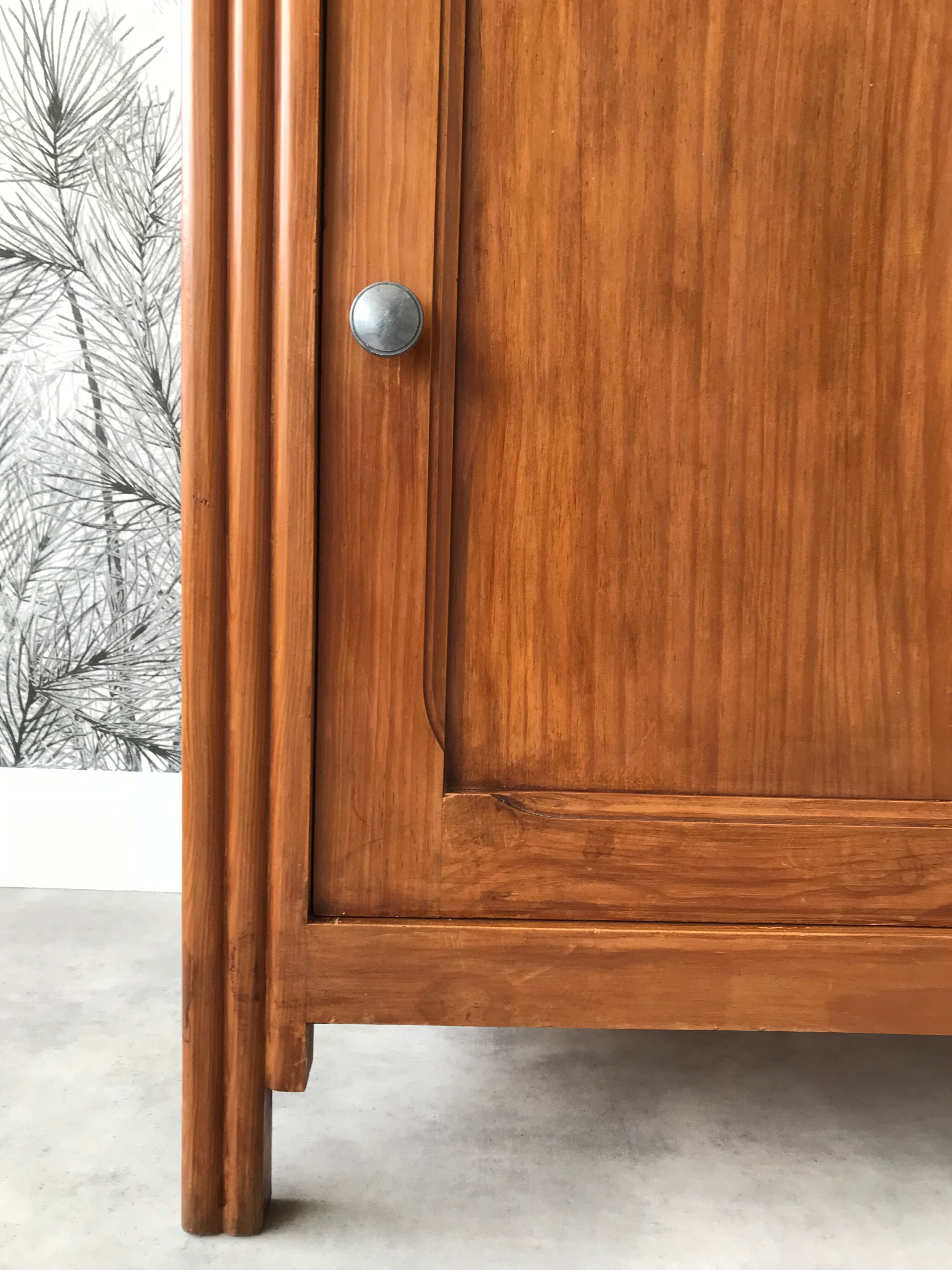 Solid wood sideboard 60's