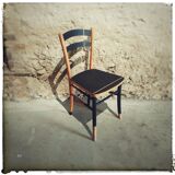 Ensemble chaises bistrot dépareillées