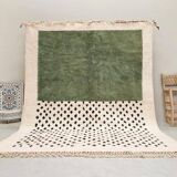 Handmade pure wool rug, size 140 x 260 cm.