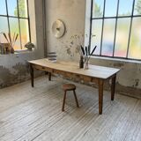 Table de ferme en pin, 1950