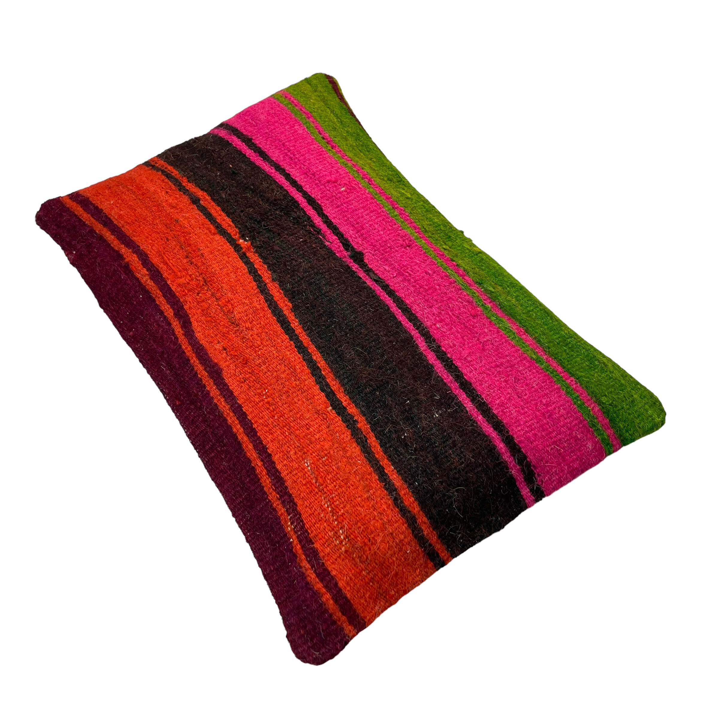 Vintage turkish kilim cushion cover, 30 x 50 cm