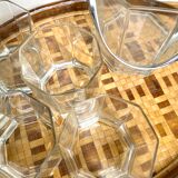 Wisky glasses and ice bucket