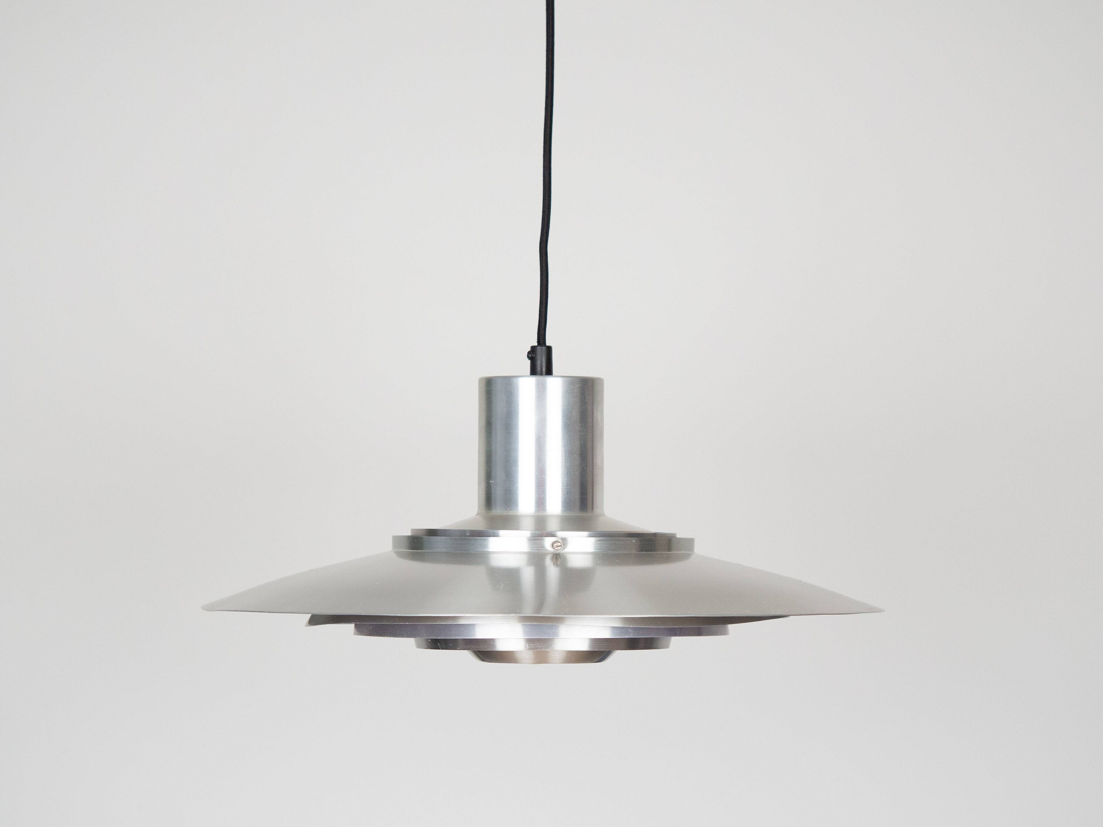 Danish vintage pendant lamp P376 by Fabricius and Kastholm, Nordisk Solar