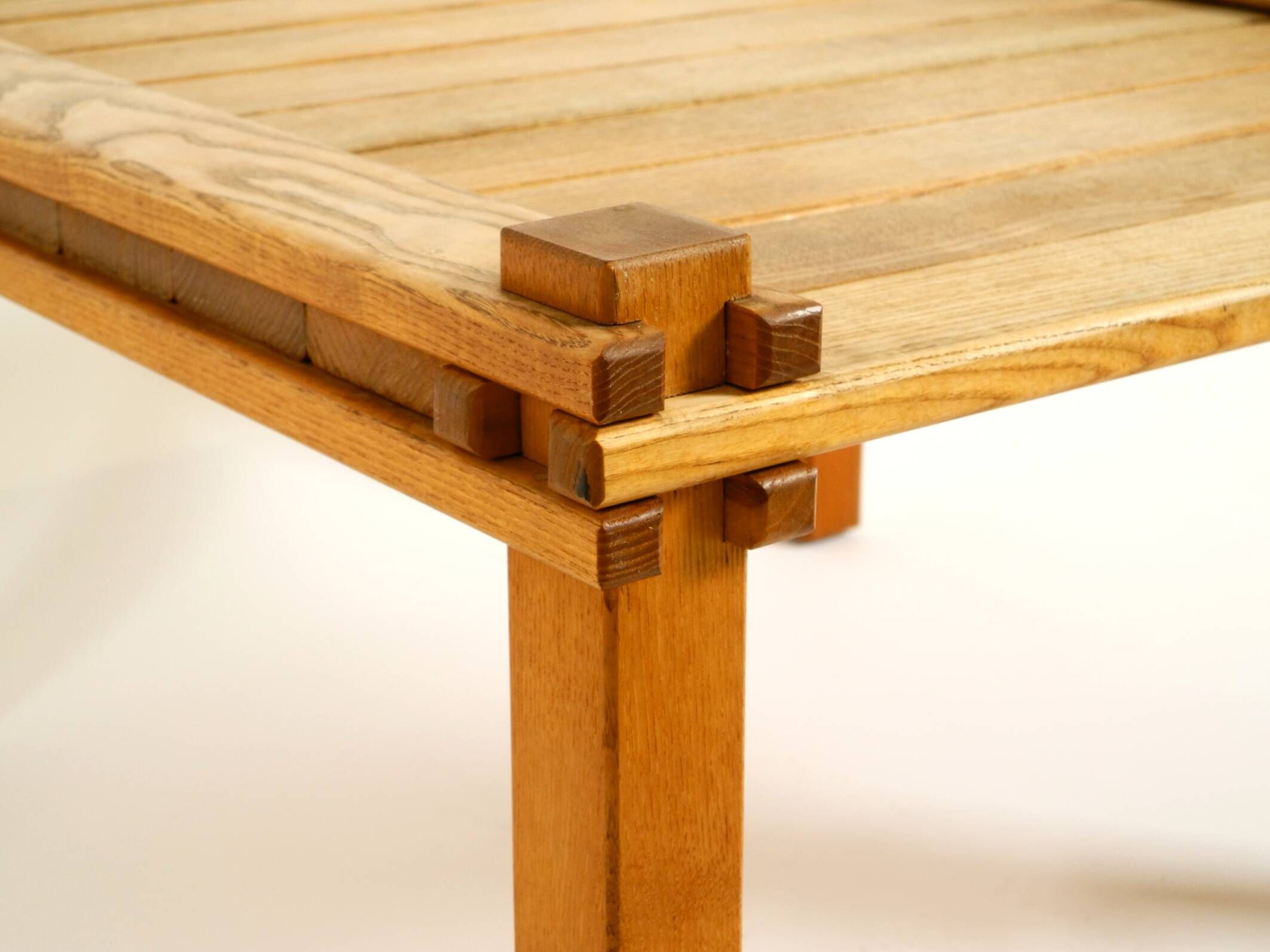 1960s "Farmer Collection" coffee table by Gerd Lange for Bofinger, ash wood