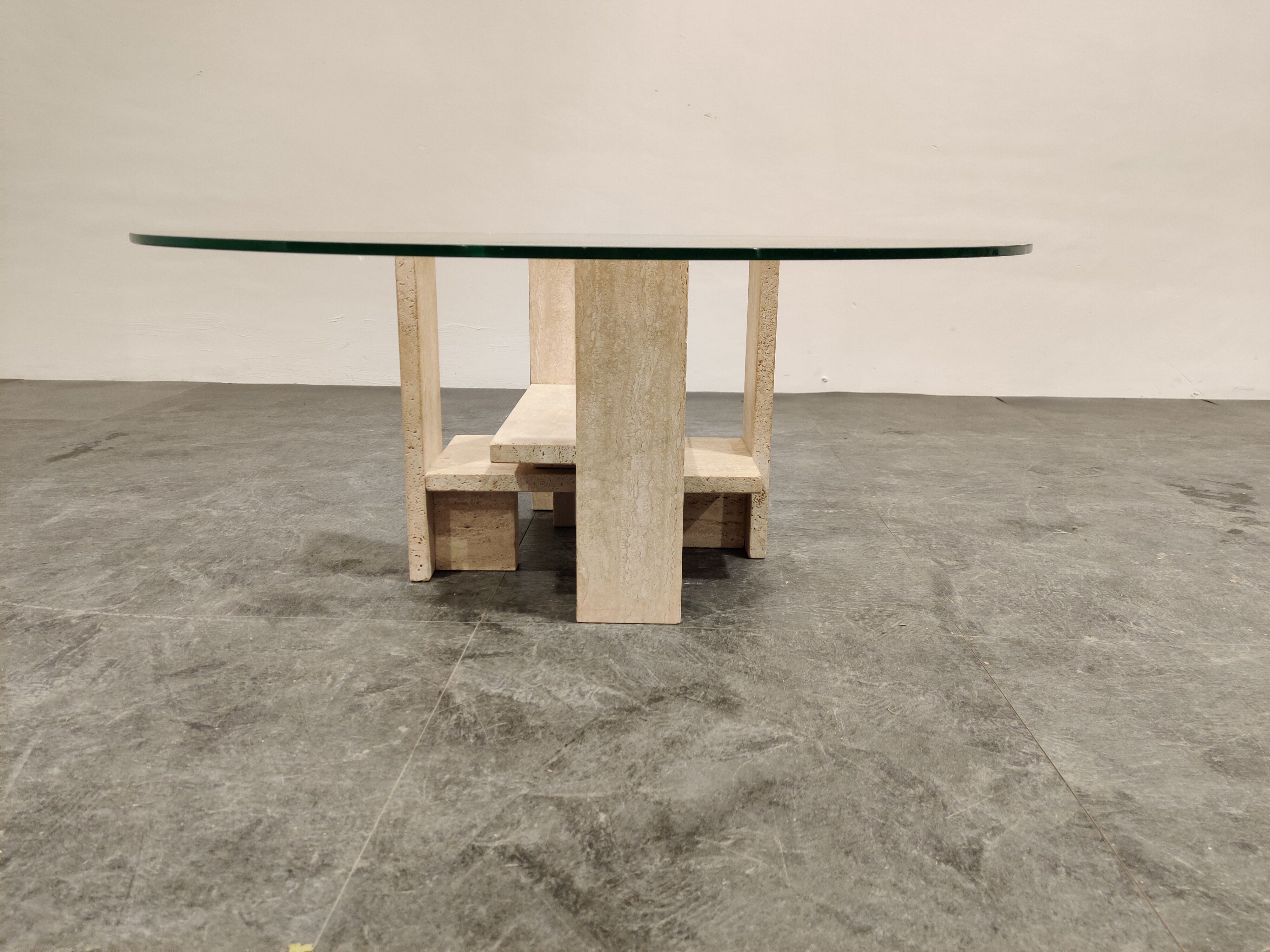 Vintage coffee table by Willy Ballez, 1970s