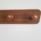 Vintage wall coat rack in formica