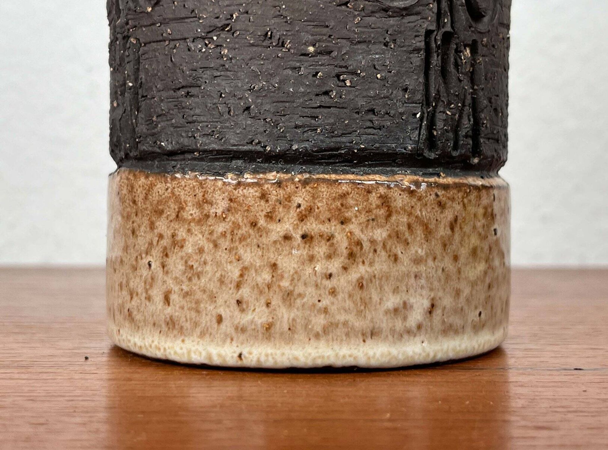 Mid-century Danish studio ceramic vase from the 1960s.