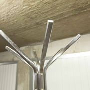 Industrial 1960 chrome coat rack parrot