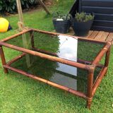 Rattan coffee table