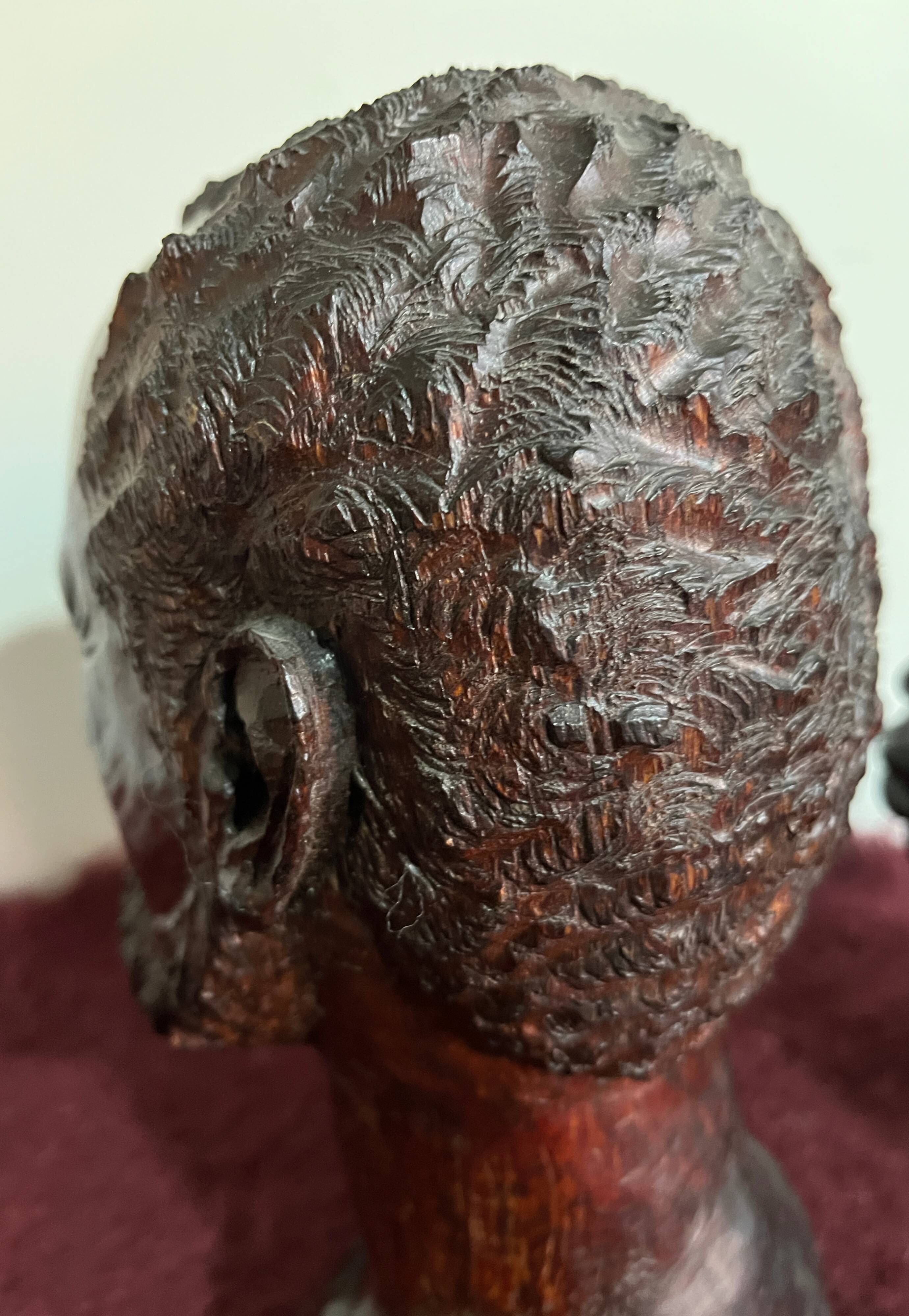 Bustes d'un couple bernard ranarison (daté de 1959) art malgache
