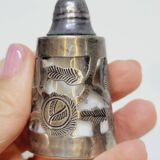 Vintage Mexican 925 Silver Salt and Pepper Shakers