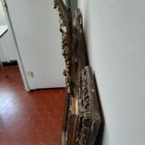 Miroir ancien en bois doré 125x80cm