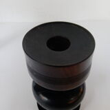 Solid wooden candlestick