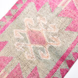 3x10 Turkish Vintage Runner Rug 3.1x9.11 ft