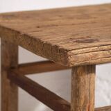 Ancienne table d’appoint carrée (c.1850) #2